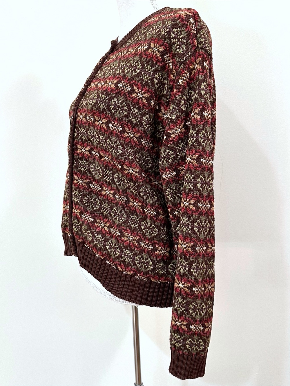Vintage Aeroware by Aeropostale Button Down Cardigan Sweater Size Large - Picture 2 of 4